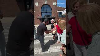 Abdul El-Sayed looks for 'joy' in Eastern Market on primary day