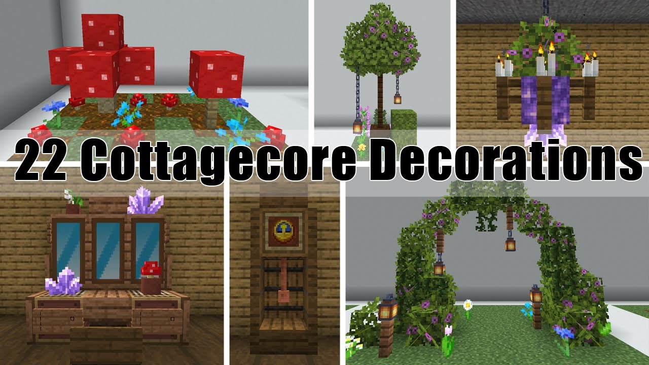 Minecraft Cottagecore Decorations  22 Ways to Decorate your Build