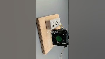 Electric Generator With DC Fan. #shortvideo #trend #freeenergy