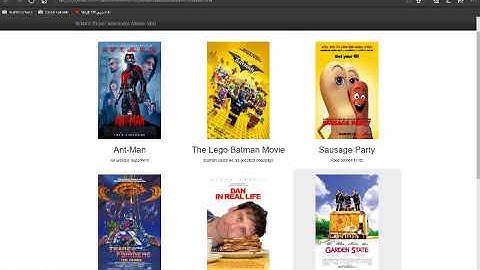 Movie Website creation