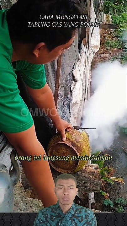 CARA MENGATASI TABUNG GAS YANG BOCOR #shorts