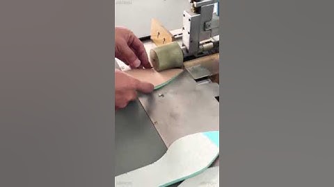 Foam skiving machine video
