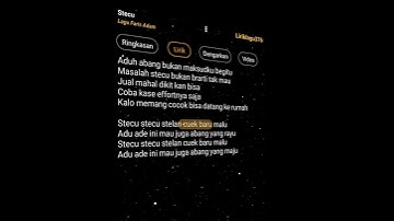Thumbnail of Stecu || Lagu Faris Adam #liriklagu #lirik #stecu #lyrics