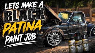 RATTLE CAN PATINA PAINT JOB. The making of 1972 C30 "MIKE TYSON"
