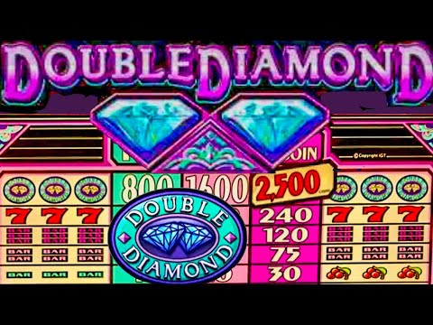 Classic Double Diamond Old School 3 Reel 3 Credit Slot