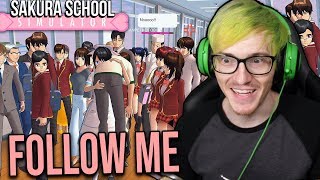 I force every character in Sakura School Simulator to follow me | Sakura School Simulator