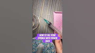 How to fill your syringe with Fusion Tack Glue