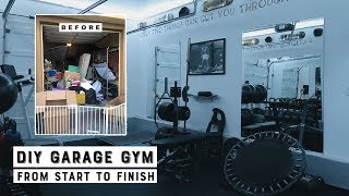 Transforming Our Garage Into a Garage Gym!