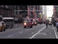 AIR HORN SOUND EFFECT Fire trucks responding FDNY:Engine 54 & Ladder 4 New York 2013 HD ©