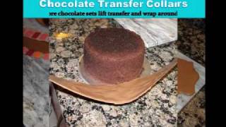 How to make chocolate transfer collars How to make chocolate transfer collars