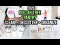 DOLLAR TREE PANTRY ORGANIZATION | EXTREME CLEAN & ORGANIZE W/ ME 2020 | PANTRY MAKEOVER | KONMARI