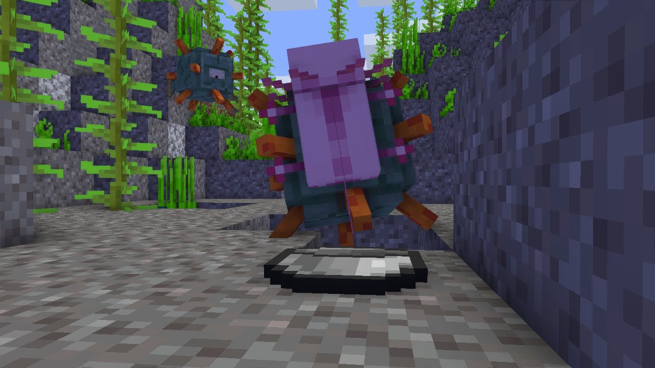 Minecraft axolotls (Minecraft animation) - YouTube
