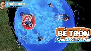 Bể bơi lớn ▶️ Cả nhà cùng chơi 🤩 Bestway 56406