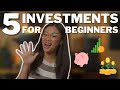 5 investments for beginners  investing 101