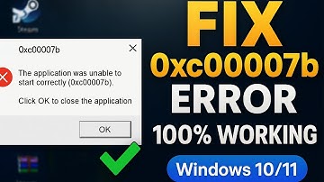 How to Fix Error 0xc00007b  |Application Unable to Start 0xc00007b |100% Working Method | 0xc00007b