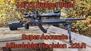 Ruger 10/22 Profile Affordable Precision .22LR Budget Build, Green Mountain Barrel, 50 yard testing