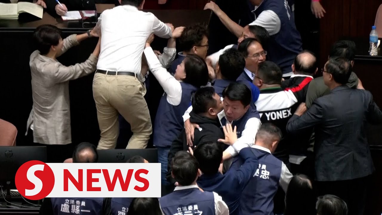 Taiwan lawmakers brawl over parliament reforms | REUTERS