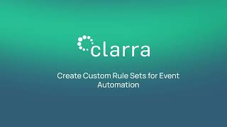 Create Custom Rule Sets for Event Automation