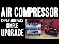 Air Compressor Simple Upgrade - CHEAP & EASY - Increase Tank Capacity!