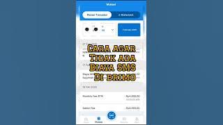 Cara agar tidak ada biaya SMS brimo
