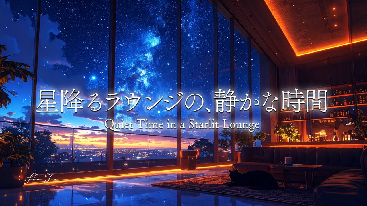 【癒しピアノBGM】思考のざわめきが消え静寂に満たされる夜｜リラックス・超集中用