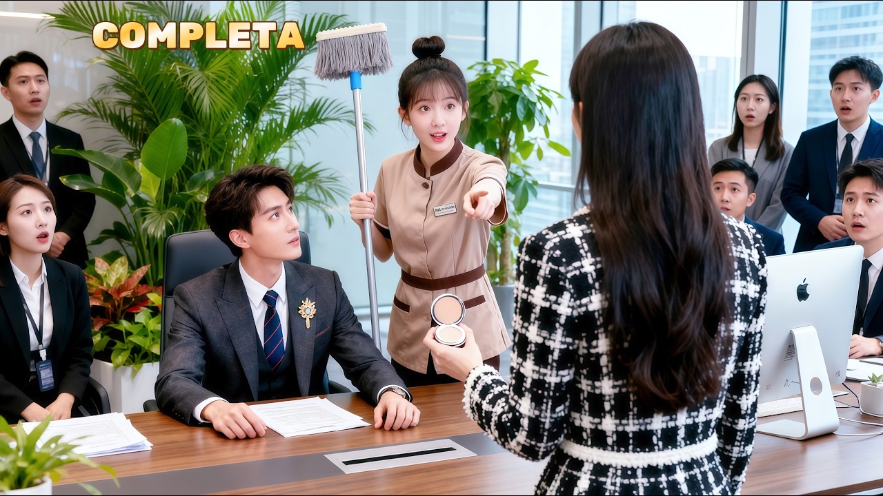🍑A simples faxineira repreendeu o gerente, e o CEO se apaixonou por ela por causa disso!#kdrama