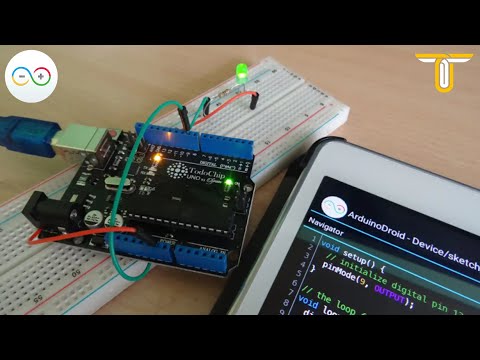 वीडियो: शुरुआती के लिए Arduino/Android, कोई कोडिंग आवश्यक नहीं - डेटा और नियंत्रण: 15 कदम वीडियो: शुरुआती के लिए Arduino/Android, कोई कोडिंग आवश्यक नहीं - डेटा और नियंत्रण: 15 कदम