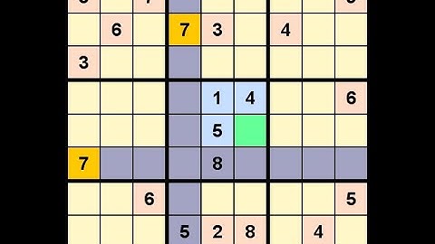 How to Solve Washington Times Sudoku Difficult October 14, 2021