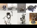 Ideas reciclaje metales || tuercas, tornillos, clavos, cadenas || arte con metal