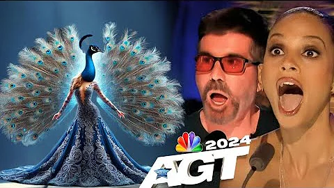 Witness the Impossible! A Magical Peafowl Transformation on AGT 2024 – Talent Beyond Belief!