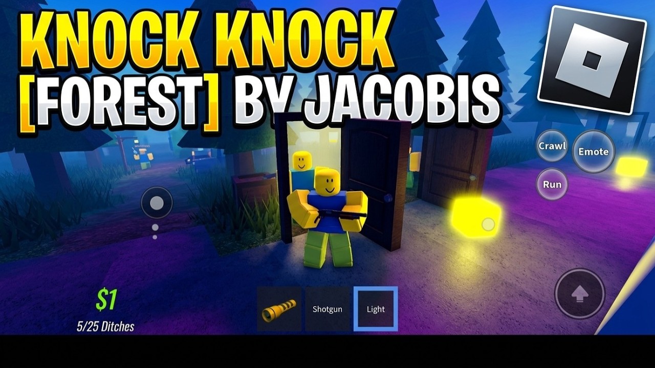 Video-duimnael vir Knock Knock [WOUD] Deur jacobis | Roblox | Spelervaring, Geen Kommentaar, Android