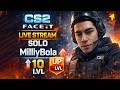 НА ЧИЛЕ | CS2 FACEIT | 10 LVL UP MILLIYBOLA | LIVE STREAM | GAAAZ