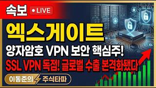 [엑스게이트 주가전망] 제로트러스트 보안 선두주자! 상한가 갈 준비 끝났다
