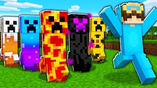 Minecraft: MORE CREEPERS MOD (FLYING, FIRE, & MORE)  Mod Showcase