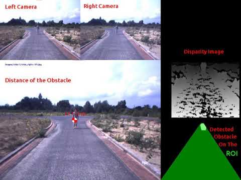 Stereo Vision Based Obstacle Detection for an Autonomous Vehicle (Sample 1)