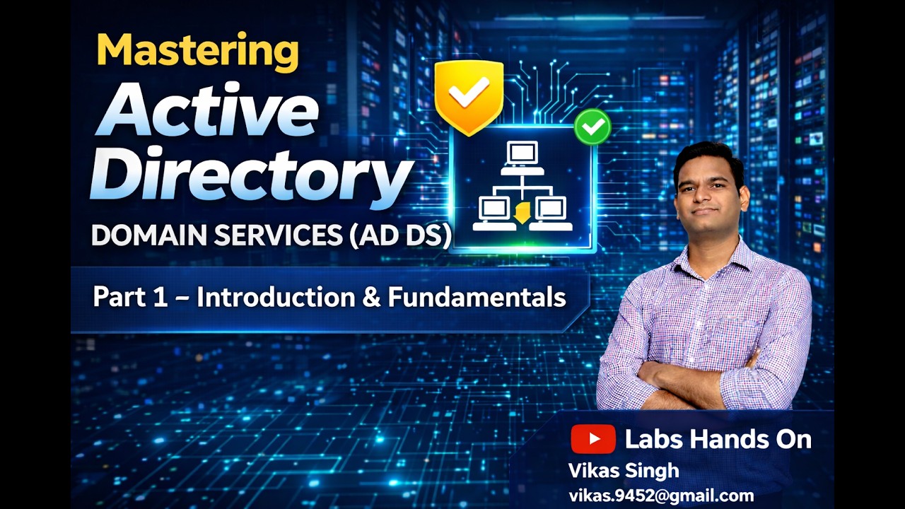 #1 | Mastering Active Directory (AD DS) | Introduction & Fundamentals of Active Directory