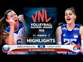 Irina Koroleva vs Vanja Savic | Russia vs Serbia | VNL 2021 (HD)