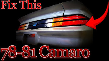 Transforming 1978-81 Camaro Taillights: The Upgrade Gm Forgot To Do