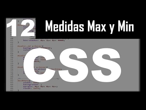 Medidas Max y Min en CSS [Fundamentos de CSS] [12/13]