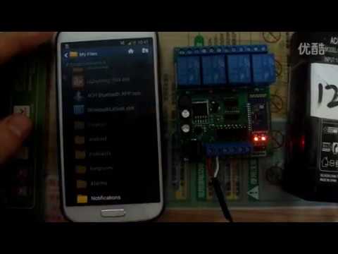 DC 12V 4 Kanal Bluetooth Relais DTMF Tonsignal Audio-Decodierrelais Stimme Fernbedienung Schalter