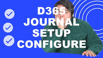 Dynamics 365 | How to create a journal name or configure journal setup in D356 finance #microsoft