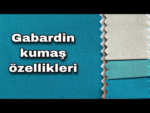 Video: Gabardin Nedir