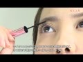 超簡単！極細ブラシでみるみるロング【マスカラの塗り方】コージー本舗
