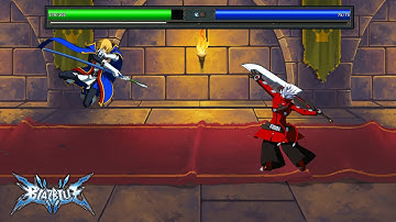 Blazblue: Calamity Trigger - Jin kisaragi vs Ragna | PPSSPP