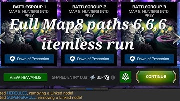 MCOC: AQ Map8 Paths 6,6,6 full clear itemless.