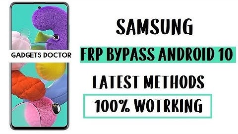 Samsung FRP Bypass Android 10 - Latest Method | No SIM Card/ No APK/ Easy Solution