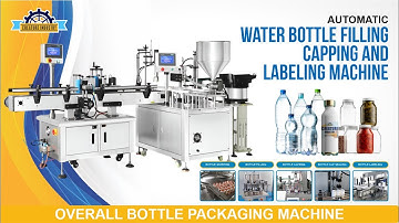 Automatic Filling Capping and Labelling Machine | Automatic  Filling Machine lin #liquidfilling #yt
