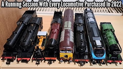 Model Railway Running Session - A Running Session With EVERY Locomotive I Purchased In 2022