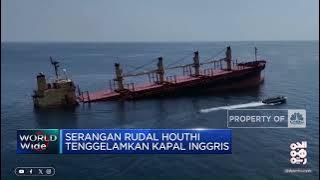 Serangan Rudal Houthi Tenggelamkan Kapal Inggris
