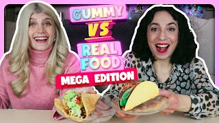 GUMMY VS REAL FOOD #7 - MEGA EDITION || fraoules22 image